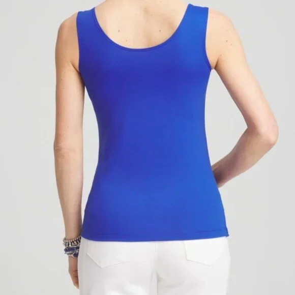 Chico's Tank Top Microfiber Stretch Staple Travel Layering Womens Large 12 - Picture 7 of 8
